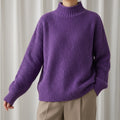 Elegante dames strickpullover met staande kraag in hoogwaardige strickmischung.