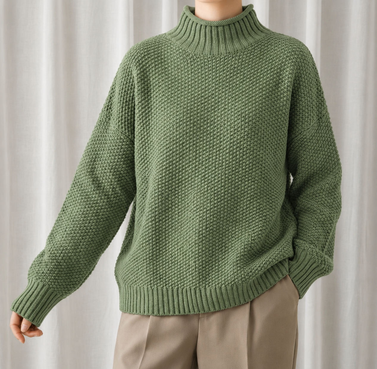 Elegante dames strickpullover met staande kraag in hoogwaardige strickmischung. 4