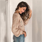 Dames Strickpullover Oversize met Zopfmuster in lichtgewicht ontwerp. 3