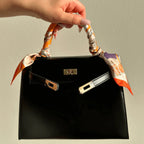 Dameshandtas Zwart met Trapeze Ontwerp 9