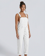 Stijlvolle denim jumpsuit met verstelbare bandjes voor vrouwen. 11