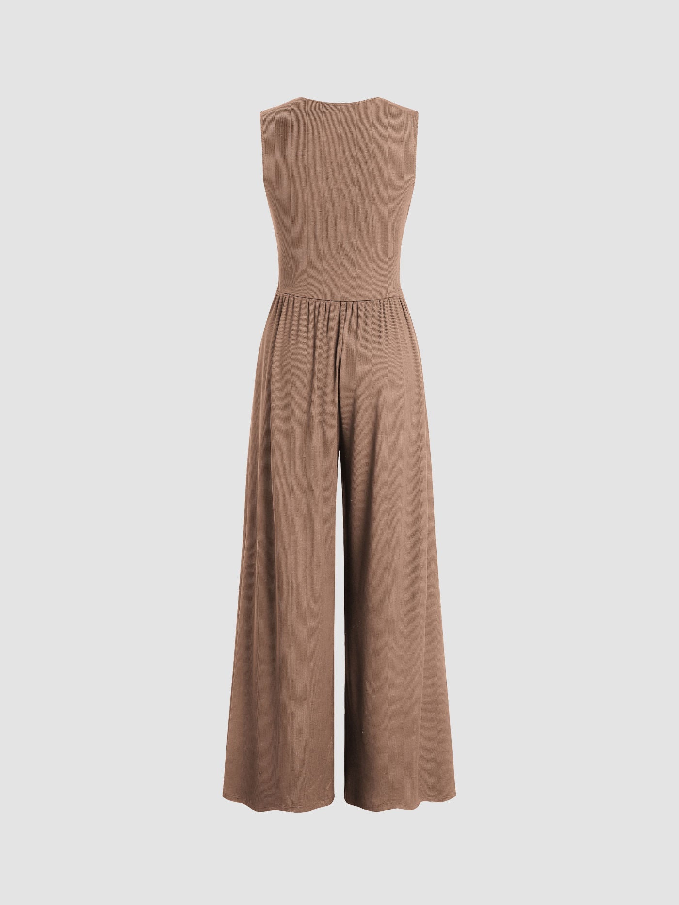 Eleanor jumpsuit met V-hals en wijde pijpen in verschillende kleuren. 25