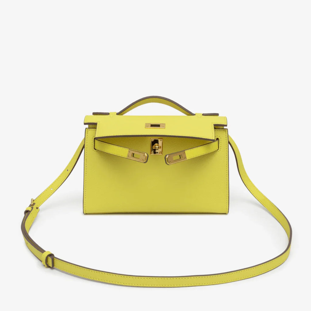 Handtas Geel elegante stijl 18