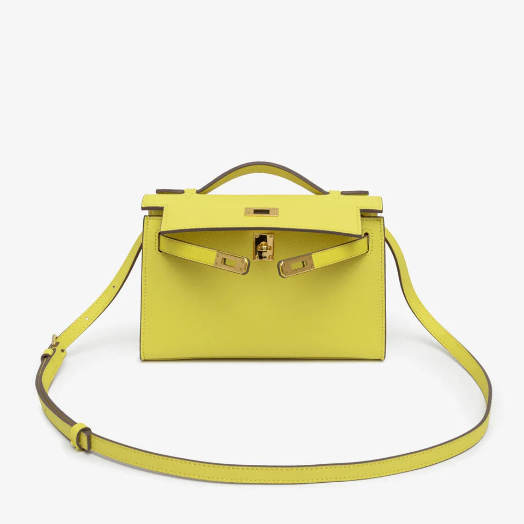 Handtas Geel elegante stijl 18