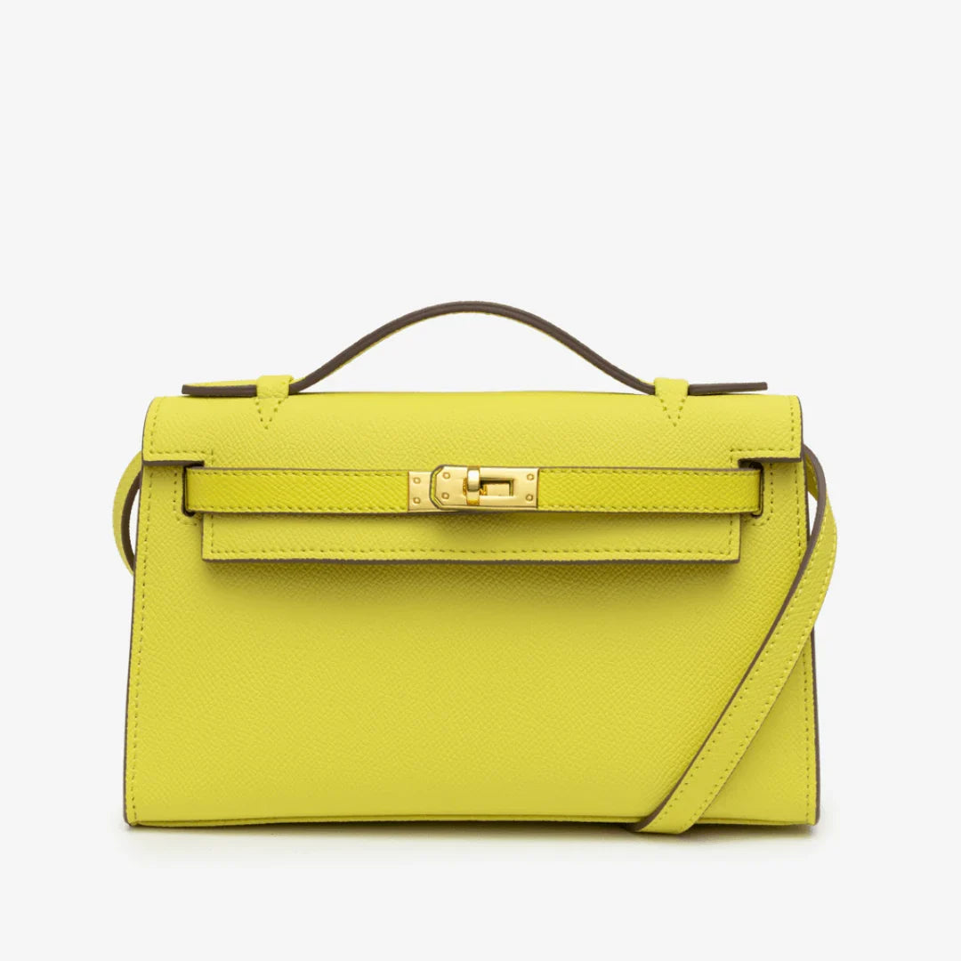 Handtas Geel elegante stijl 9