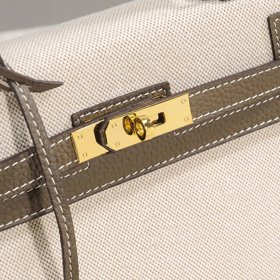 Handtas Bruin met Luxe Afwerking 10