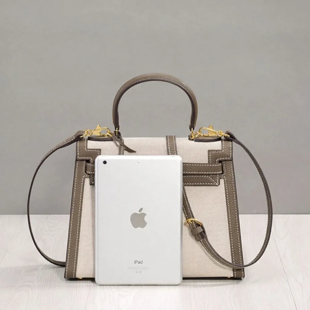 Handtas Bruin met Luxe Afwerking 12
