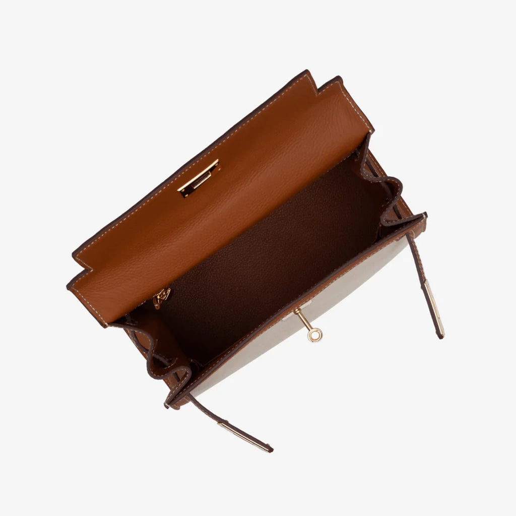 Handtas Bruin met Luxe Afwerking 15