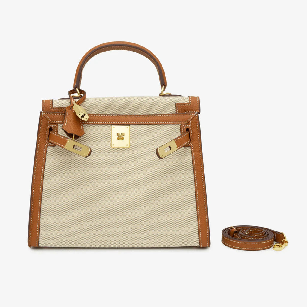 Handtas Bruin met Luxe Afwerking 17
