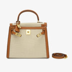Handtas Bruin met Luxe Afwerking 17