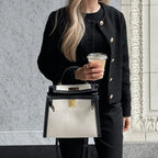 Handtas Bruin met Luxe Afwerking 5