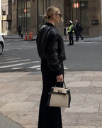 Handtas Bruin met Luxe Afwerking 8