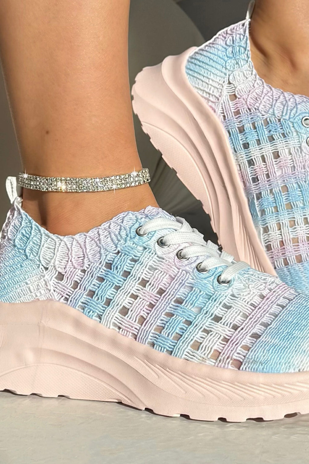Comfortabele Flex Cloud Knit trainers met ademende mesh bovenkant. 2
