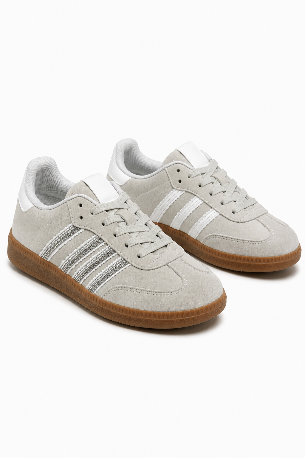 Lemonade Kristallen Stripe Simba Trainers Beperkte Editie in Grijs 3