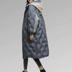 Lily lange gevoerde winterjas in elegante stijl. 10