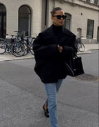 Trendy oversized wolcoat voor de herfst, perfect voor elke outfit. 13