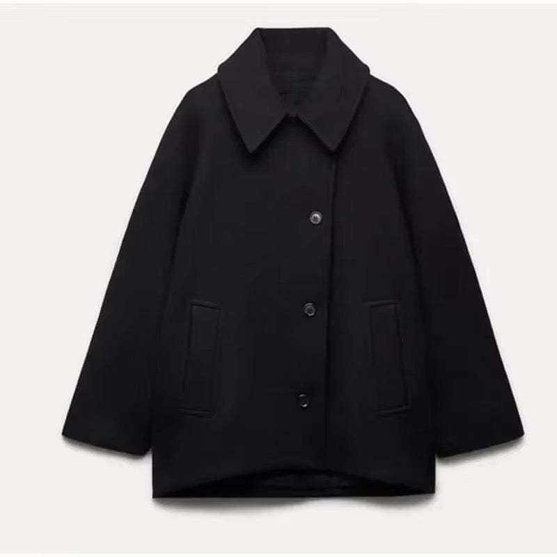 Trendy oversized wolcoat voor de herfst, perfect voor elke outfit. 15