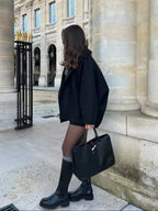 Trendy oversized wolcoat voor de herfst, perfect voor elke outfit. 5