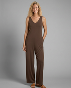 Elegante mouwloze V-hals jumpsuit voor vrouwen. 4