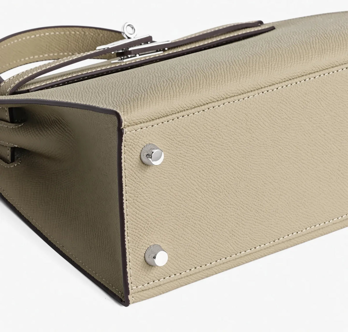 Handtas Zwart van Epsom leer, compact en stijlvol 28