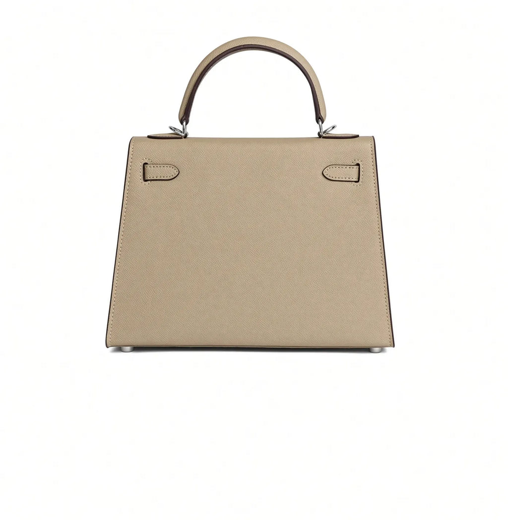 Handtas Zwart van Epsom leer, compact en stijlvol 30