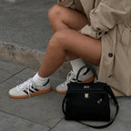 Handtas Zwart van Epsom leer, compact en stijlvol 6