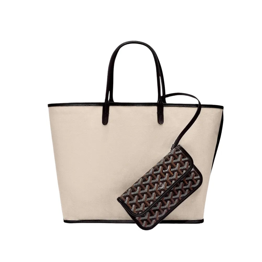 Draagtas met klassiek patroon en verwijderbare pouch 13