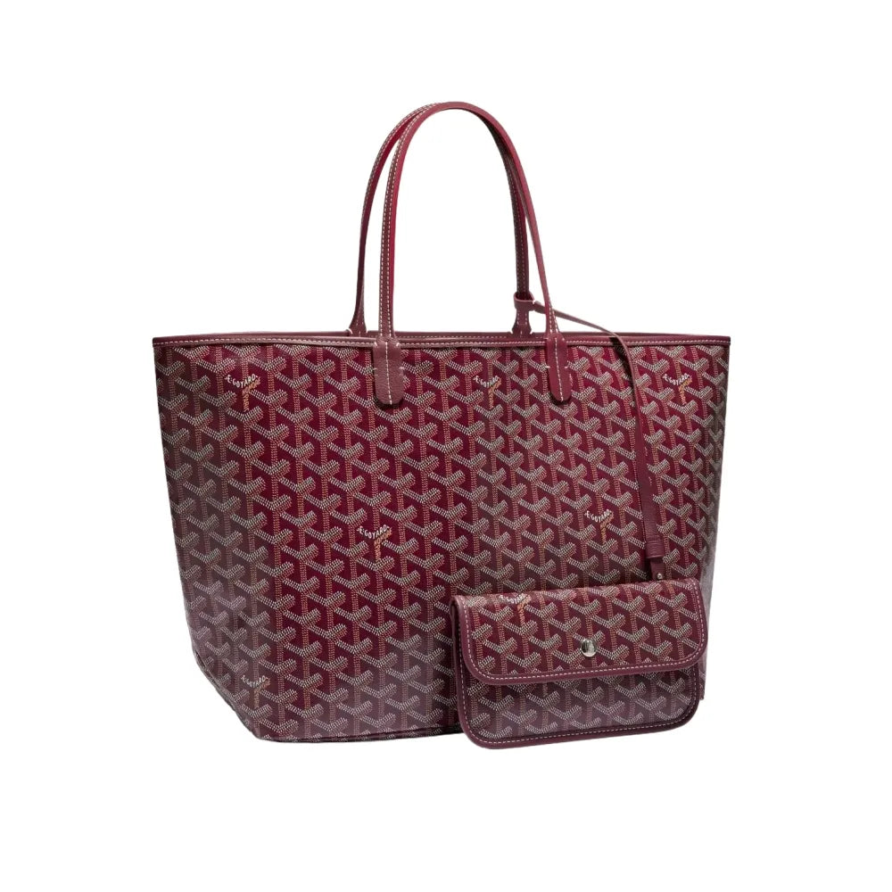 Draagtas met klassiek patroon en verwijderbare pouch 2