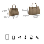 Draagtas Beige met Luxe Details en Ruime Interieur 16
