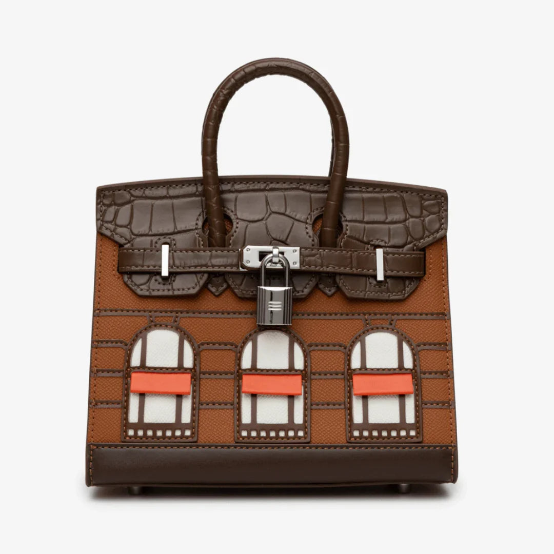 Handtas met gestructureerd ontwerp in verschillende kleuren 2