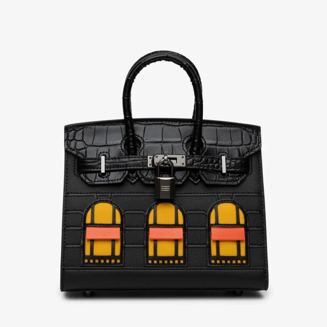 Handtas met gestructureerd ontwerp in verschillende kleuren 4