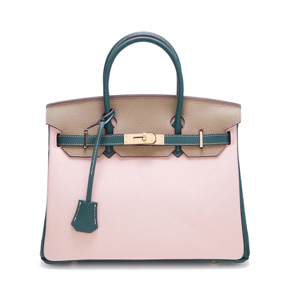 Leren Handtas Multicolor met Veiligheidsslot 11