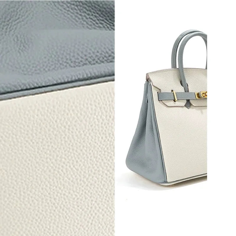 Leren Handtas Multicolor met Veiligheidsslot 18