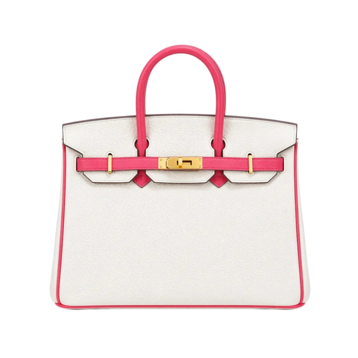 Leren Handtas Multicolor met Veiligheidsslot 6