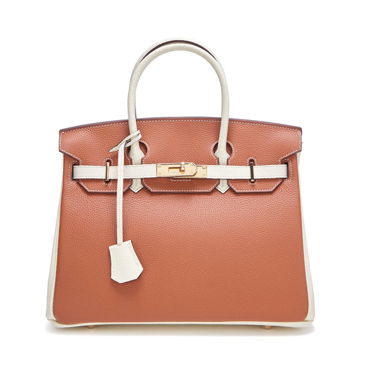 Leren Handtas Multicolor met Veiligheidsslot 9