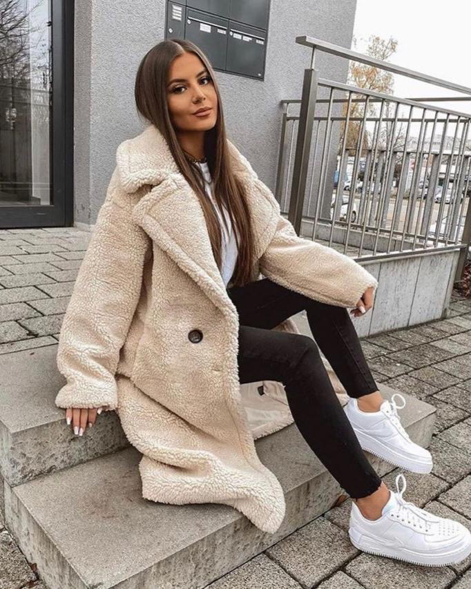 Zoe Lange Teddyjas voor Dames in verschillende kleuren 4