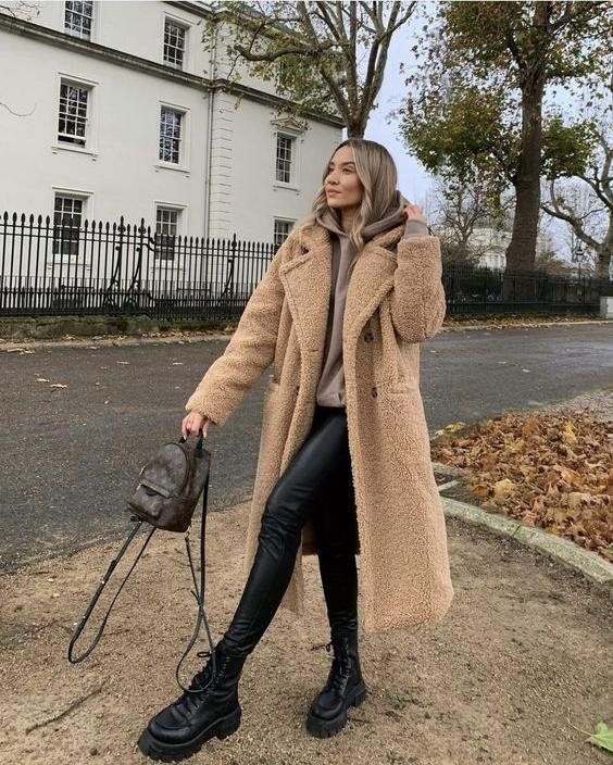 Zoe Lange Teddyjas voor Dames in verschillende kleuren 7