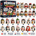 Pinguïn Adventskalender 2026 - 24 Unieke Pinguïnfiguurtjes