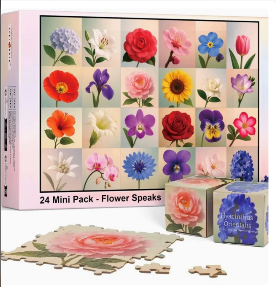 Puzzel Adventskalender 2026 - 24 Dagen, Eén Kerstafbeelding