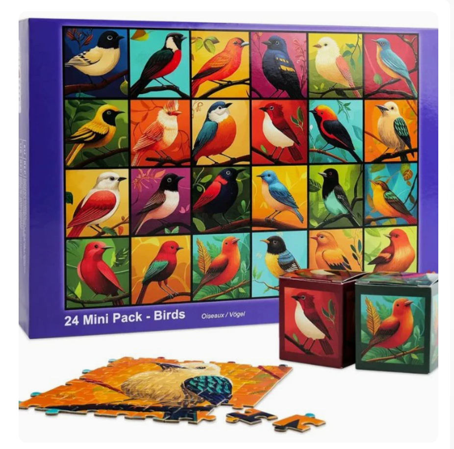 Puzzel Adventskalender 2026 - 24 Dagen, Eén Kerstafbeelding