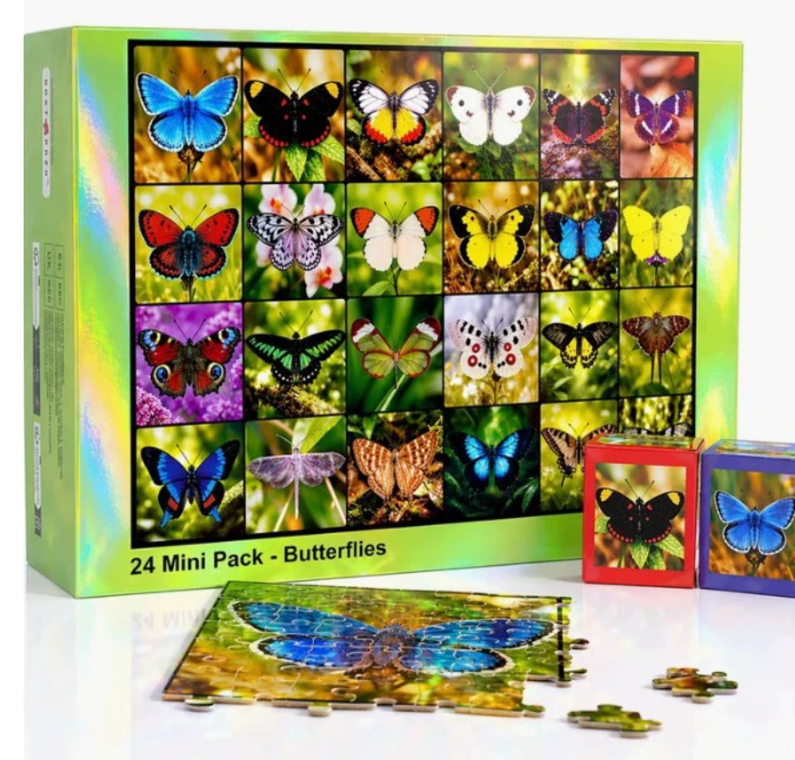 Puzzel Adventskalender 2026 - 24 Dagen, Eén Kerstafbeelding