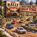 Rally Adventskalender 2026 - 24 Unieke Miniatuur Rallyauto's