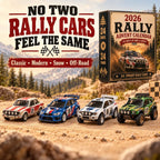 Rally Adventskalender 2026 - 24 Unieke Miniatuur Rallyauto's