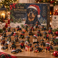 Rottweiler Adventskalender 2026 - 24 Rottweiler Figuurtjes