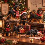 Rottweiler Adventskalender 2026 - 24 Rottweiler Figuurtjes