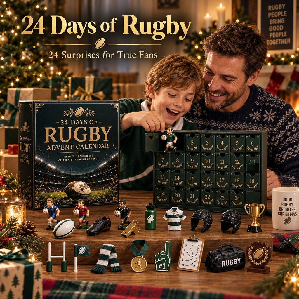 Rugby Adventskalender 2026 - 24 Rugbyminiaturen en Verrassingen