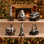 Ruimtevaart Adventskalender 2026 - 24 Miniatuur Raketten en Rovers