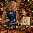 Ruimtevaart Adventskalender 2026 - 24 Miniatuur Raketten en Rovers