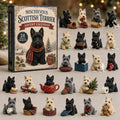 Schotse Terriër Adventskalender 2026 - 24 Scottie Kersthangers