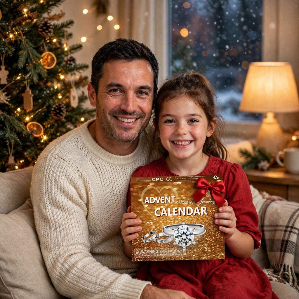 Sieraden Adventskalender 2026 - 24 Goudkleurige Kettingen, Ringen en Oorbellen